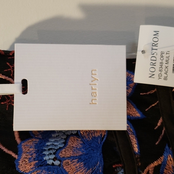 NORDSTROM NWT XS Harlyn black multi-color sleeveless dress - Picture 10 of 13